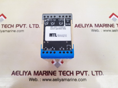 Measurement technology mtl2212 3-channel switch operated relay 60Â°c