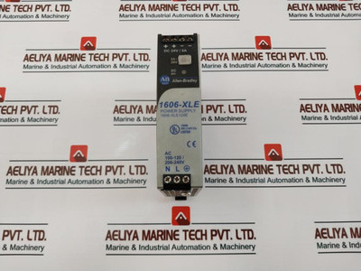 Allen-bradley 1606-xle120E 1 Phase Power Supply Ac100-120/200-240V Dc24V/ 5A Used