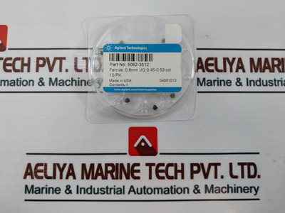 Lot Of 10X Agilent Technologies 5062-3512 Capillary Column Ferrules 0.8 Mm Lot Of 10X Agilent Technologies 5062-3512 Capillary Column Ferrules 0.8 Mm