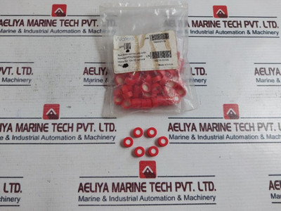 Waters 186002129 Red 9Mm Screw Cap With Bonded Ptfe/Silicone (1 Packet) New