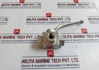 Mha Bk3-dn10-g3/8 Three-way Ball Valve Pn500 112A-l New Mha Bk3-dn10-g3/8 Three-way Ball Valve Pn500 112A-l New
