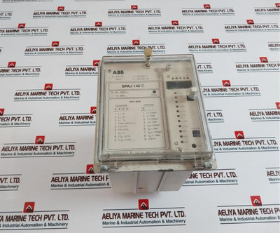 Abb Spaj 140 C Overcurrent And Earth-fault Protection Relay Abb Spaj 140 C Overcurrent And Earth-fault Protection Relay