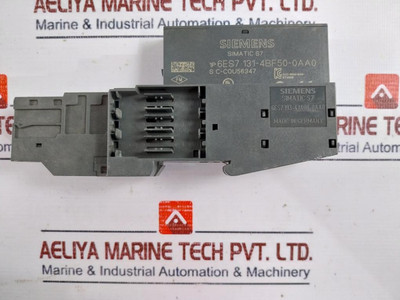 Siemens 6Es7 131-4Bf50-0Aa0 Electronic & Termination Module 6Es7 193-4Ja00-0Aa0 Used