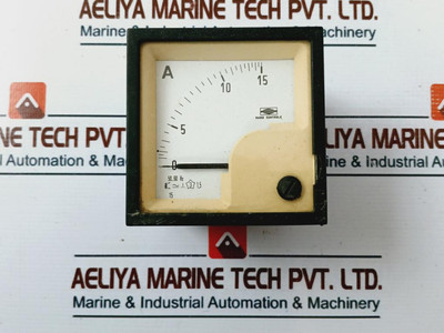 Radio Controle 0-15A Analog Ammeter 50-60Hz Used Radio Controle 0-15A Analog Ammeter 50-60Hz Used