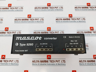 Mascot 9260 Dc-dc Converter 12A 24Vdc Used