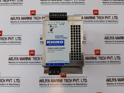 Rhino Psm24-360S (360W) Industrial Power Supply 50/60Hz Used Rhino Psm24-360S (360W) Industrial Power Supply 50/60Hz Used