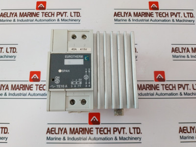 Eurotherm Te10 A Phase Angle Thyristor Compact Power Temp Controller 40A 415V Used