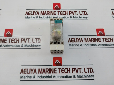 Relpol R4-2314-23-1024-wtl Relay With Zmi2Na Base Used Relpol R4-2314-23-1024-wtl Relay With Zmi2Na Base Used