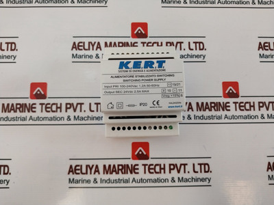 K.E.R.T. Kal2402Din Switching Power Supply Pri 100-240 Vac 1,2A 50-60Hz Used K.E.R.T. Kal2402Din Switching Power Supply Pri 100-240 Vac 1,2A 50-60Hz Used