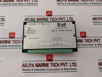 Telefrang S48 8-16 Ain + 2 Aout Analog Inputs/Outputs Module 24V Ac/Dc