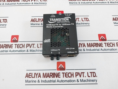 Transition Networks J/Fe-cf-04 Media Converter 100Base-fx To 100Base-tx 12Vdc Used