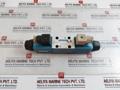 Vickers Dg4V-3-6C H M U1 C6 60 En38 Solenoid Directional Control Valve 24Vdc Used Vickers Dg4V-3-6C H M U1 C6 60 En38 Solenoid Directional Control Valve 24Vdc Used