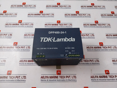 Tdk-lambda Dpp480-24-1 Power Supply 115/230 Vac 7/3.5A 47-63Hz