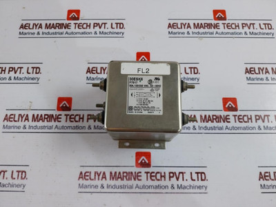 Corcom 30Esk6 F7517 Emi Power Line Filter 30A 120/250Vac 50-60Hz Used