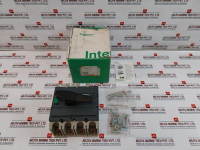 Schneider Electric Ins 630, 4P Switch Disconnector With Black Rotary Handle 750V