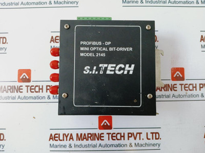 S.I.Tech 2145 Profibus-dp Mini Optical Bit-driver 24Vdc Used S.I.Tech 2145 Profibus-dp Mini Optical Bit-driver 24Vdc Used