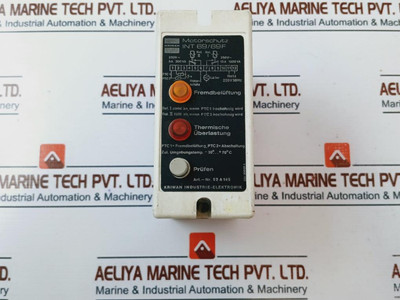 Kriwan Int 69/69F Motor Protection Relay 220V 50Hz Used Kriwan Int 69/69F Motor Protection Relay 220V 50Hz Used
