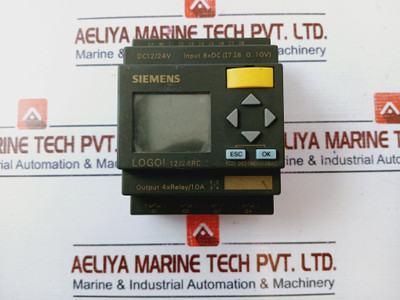 Siemens 6Ed1 052-1Md00-0Ba2 Logic Module Display 12/24Vdc