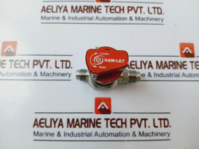 Ham-let Hmch20-4Vklq-m4-islt-2Psi Pneumatic Diaphragm Valve Ss316L Used