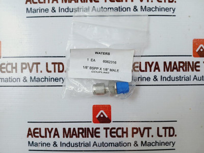 Waters 6062316 1/8” Bspp X 1/8” Male Coupling