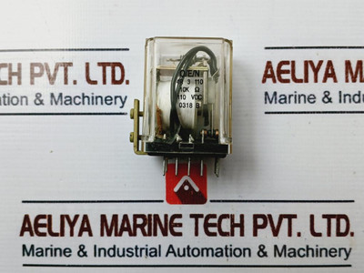 O/E/N 4R 3 110 Relay 100Vdc 10K Ohm Used O/E/N 4R 3 110 Relay 100Vdc 10K Ohm Used