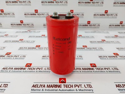 Itelcond Ayux-hr (M) Capacitor 6800 µF 400Vdc Used Itelcond Ayux-hr (M) Capacitor 6800 µF 400Vdc Used