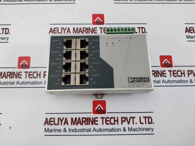 Phoenix Contact Fl Switch Sf 8Tx Industrial Ethernet Switch 30-12 Awg Used Phoenix Contact Fl Switch Sf 8Tx Industrial Ethernet Switch 30-12 Awg Used