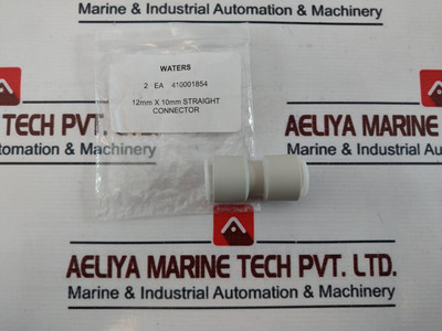 Waters 410001854 Straight Connector 12Mm X 10Mm New Waters 410001854 Straight Connector 12Mm X 10Mm New