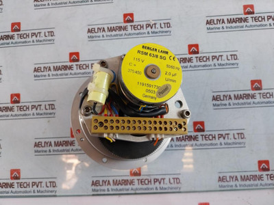 Berger Lahr Rsm-63/8-sg Synchronous Motor 115V 50/60Hz Used Berger Lahr Rsm-63/8-sg Synchronous Motor 115V 50/60Hz Used