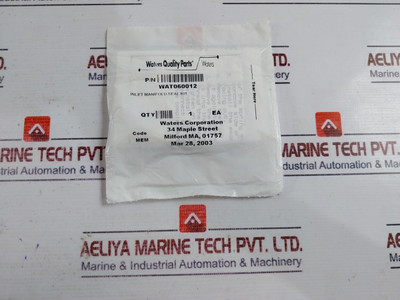 Waters Wat060012 Inlet Manifold Seal Kit Code: Mem New