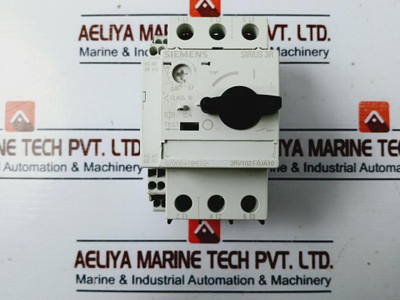 Siemens Sirius 3R 3Rv1021-0Ja10 Circuit Breaker W/ Auxiliary Switch 3Rv1901-2A Used