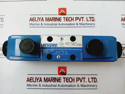 Vickers Dg4V 3 2C M U H7 60 Directional Control Valve 24Vdc Used Vickers Dg4V 3 2C M U H7 60 Directional Control Valve 24Vdc Used