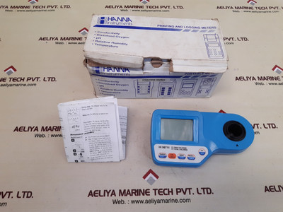 Hanna Chlorine Meter Portable USA Made Logging Meter 375 gm Hanna Chlorine Meter Portable USA Made Logging Meter 375 gm