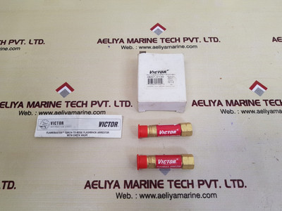 Victor flashback arrestor model fbt-f-b 0657-0130 oxygen. Victor flashback arrestor model fbt-f-b 0657-0130 oxygen.