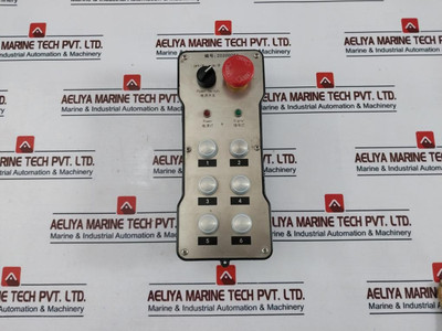 20200051 Power Switch 6-way Industrial Wireless Remote Control Dh-j6F Used 20200051 Power Switch 6-way Industrial Wireless Remote Control Dh-j6F Used