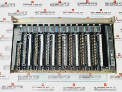 Allen-bradley 1771-a4B B 16 Slot Remote Input Output Module Chassis Rev. K03 Used Allen-bradley 1771-a4B B 16 Slot Remote Input Output Module Chassis Rev. K03 Used