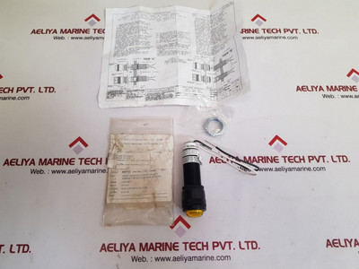 Adalet 5237-4 Yellow Pilot Switch Panel Mount Lamp 6 Watts