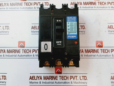 Hyundai Hbs-63C Molded Case Circuit Breaker 660V Used Hyundai Hbs-63C Molded Case Circuit Breaker 660V Used
