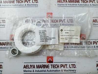 Evac 5456 Repair Kit For Ball Valve 762.20.15.038 Vl-522/Dn50/Pn63 New Evac 5456 Repair Kit For Ball Valve 762.20.15.038 Vl-522/Dn50/Pn63 New
