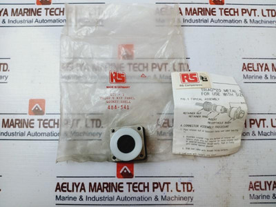 Rs Components 484-341 Triad 9 Way Panel Socket Shell M1731-s09 New Rs Components 484-341 Triad 9 Way Panel Socket Shell M1731-s09 New