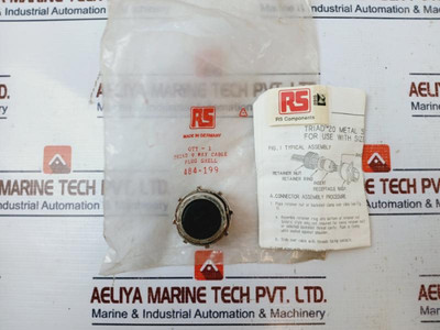 Rs Components 484-199 Triad 9 Way Panel Mount Plug Shell New Rs Components 484-199 Triad 9 Way Panel Mount Plug Shell New