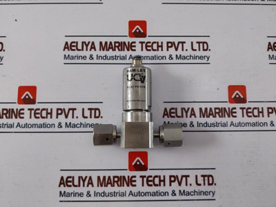 Ham-let Hm20-4Vklc(Npt)-gf4-150Psi Air Operated Valve 60-90 Psi Used Ham-let Hm20-4Vklc(Npt)-gf4-150Psi Air Operated Valve 60-90 Psi Used