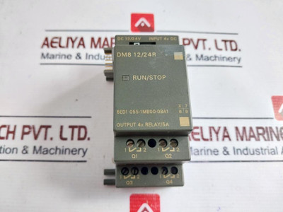 Siemens Dm8 12/24R 6Ed1 055-1Mb00-0Ba1 Expansion Module Dc 12/24V