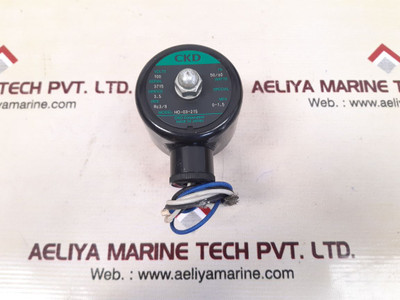 Ckd ho-03-215 brass solenoid valve used