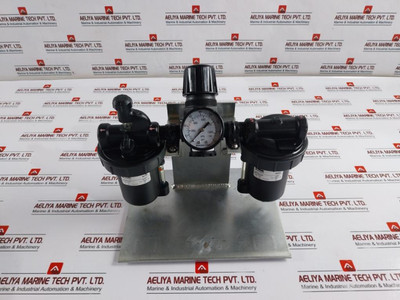 Parker F602-04Wj/M5(Filter)+R10-04C/M3(Regulator)+L606-04W/M9(Lubricator) Combo - Used Parker F602-04Wj/M5(Filter)+R10-04C/M3(Regulator)+L606-04W/M9(Lubricator) Combo - Used
