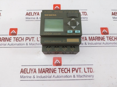 Siemens Logo 6Ed1 052-1Md00-0Ba5 Logic Mod Display Controller Dc 12/24Rc 