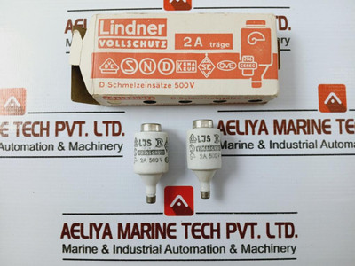 Lot Of 5X Lindner 2A 500V Fuse - New Lot Of 5X Lindner 2A 500V Fuse - New