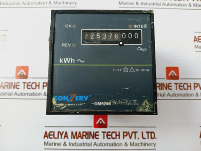 Conzerv Dm5230/Dm5240 Counter Type Display Energy Meter 240V