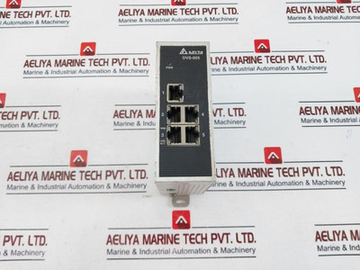 Delta Dvs-005I00/Dvs-005100 Unmanaged Industrial Ethernet Switch 12-48Vdc - Used Delta Dvs-005I00/Dvs-005100 Unmanaged Industrial Ethernet Switch 12-48Vdc - Used