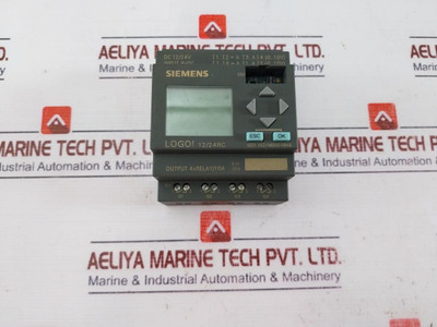 Siemens 6Ed1 052-1Md00-0Ba6 Logo! Logic Module 4Xrelay Output 10A Dc 12/24V - Used